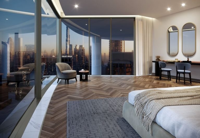 Luxurious master bedroom suite