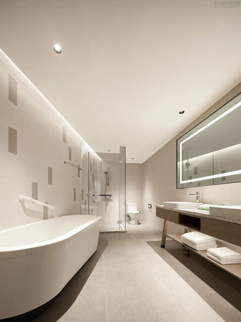 Luxury bathroom with premium fixtures