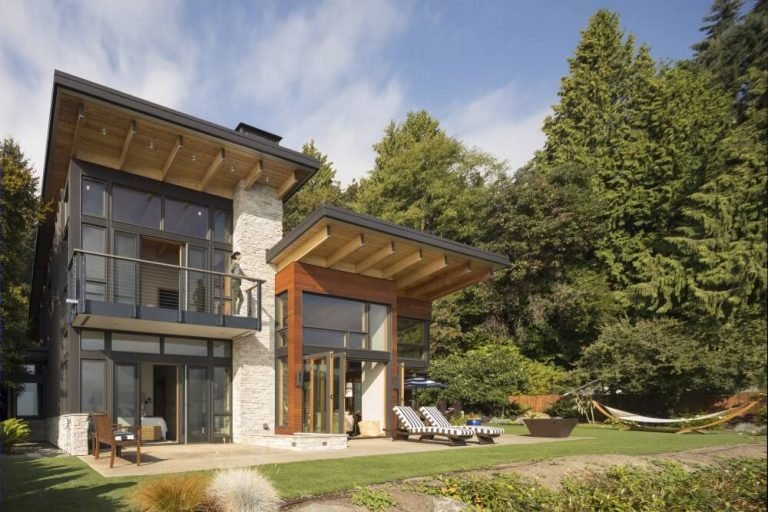 Outdoor living space with premium materials