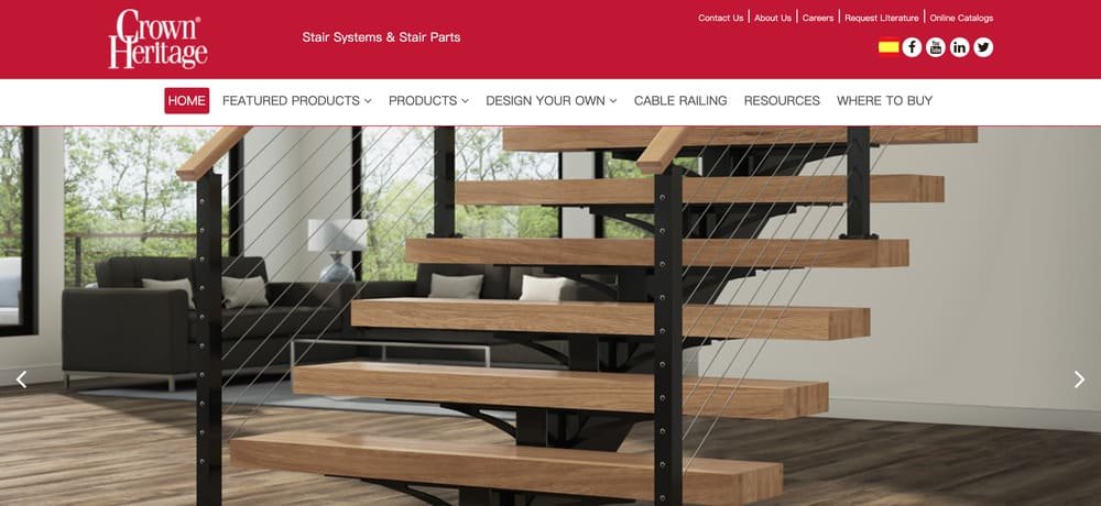 Crown Heritage Website Homepage