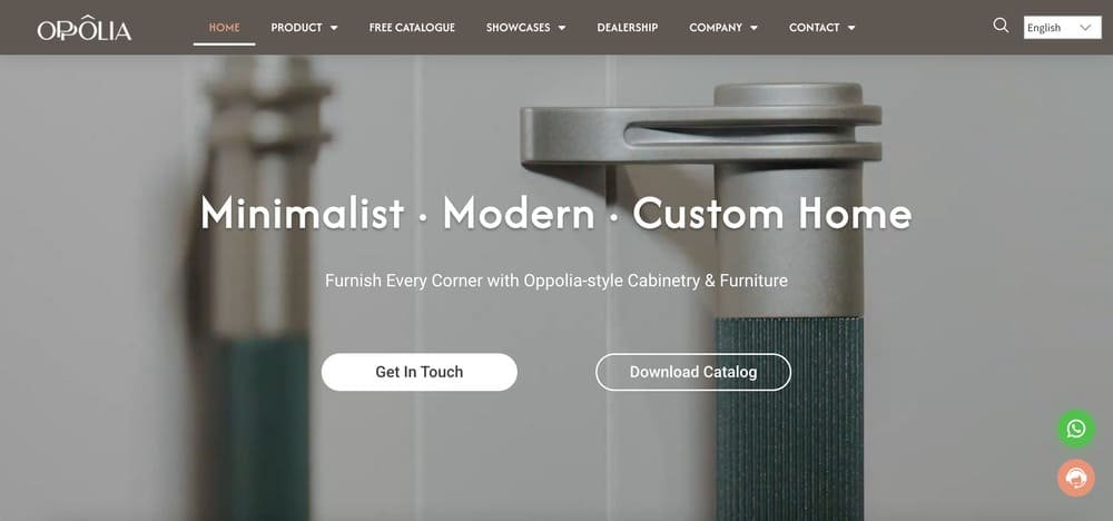 OPPOLIA Website Homepage