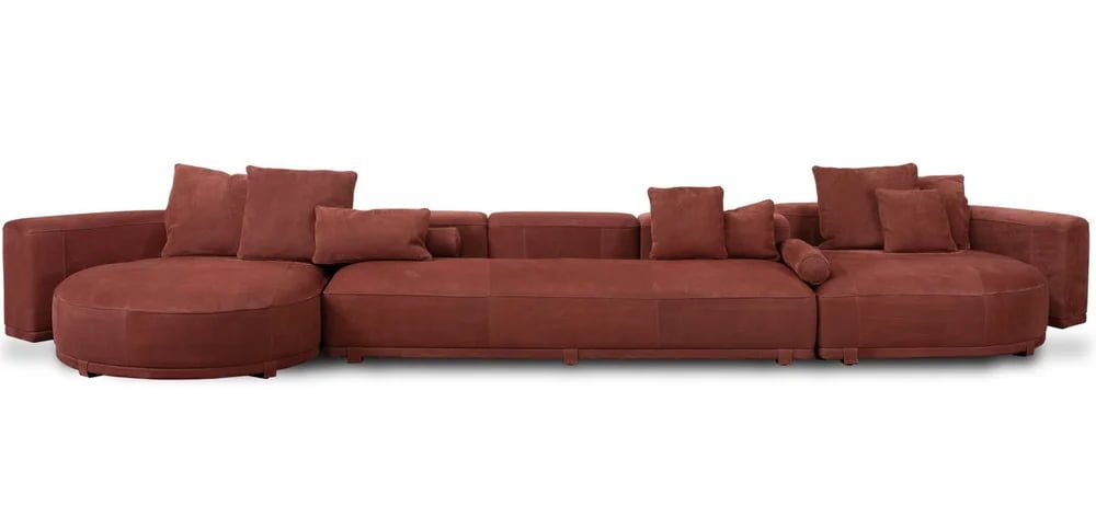 Modern Baxter leather sofa