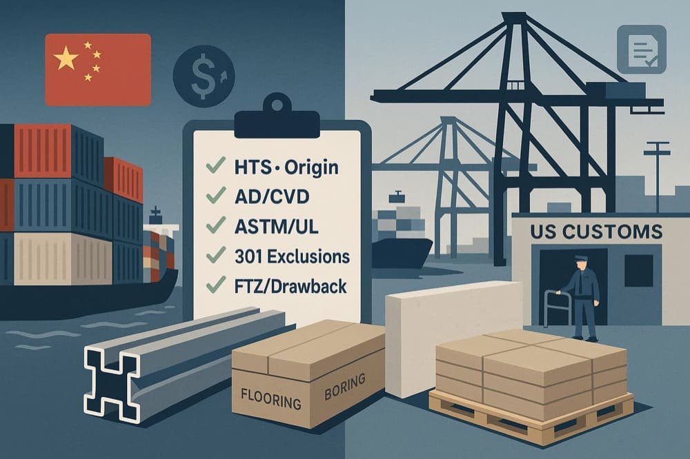 How to Source Building Materials from China to the U.S. in 2025 as Tariffs Bite