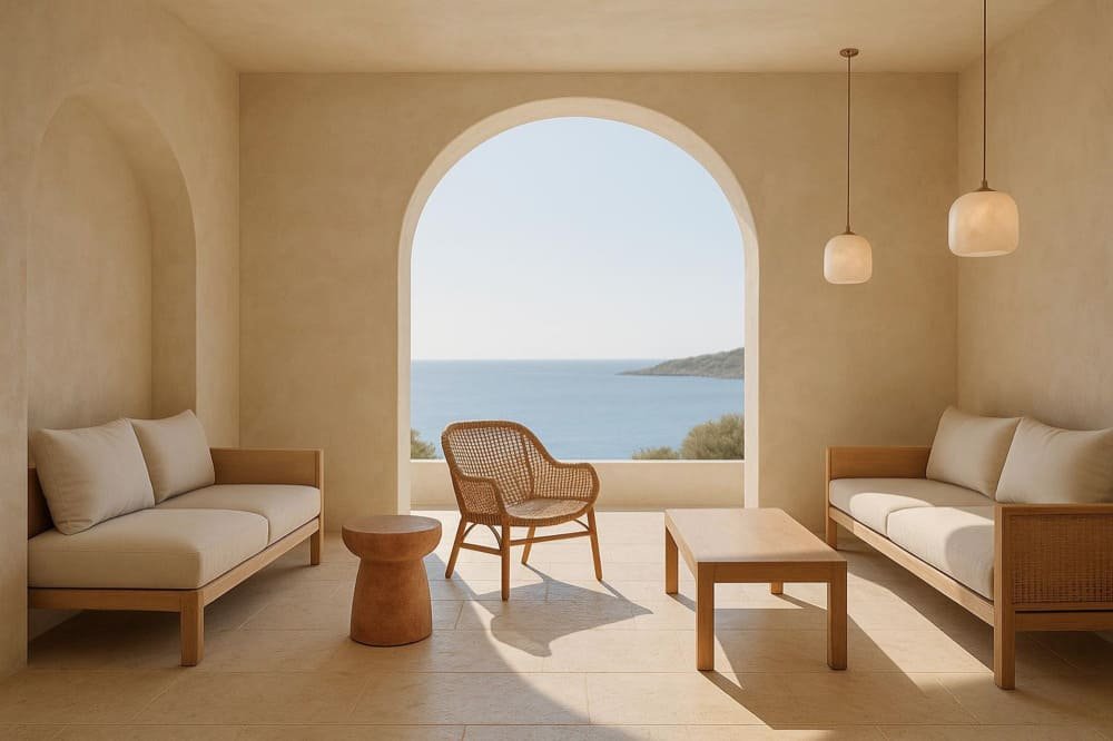 15 best mediterranean minimalist living room ideas for boutique hotels & resorts