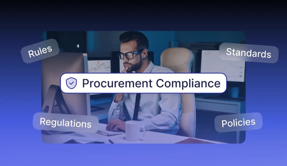 Hotel procurement compliance concept with rules and regulations text