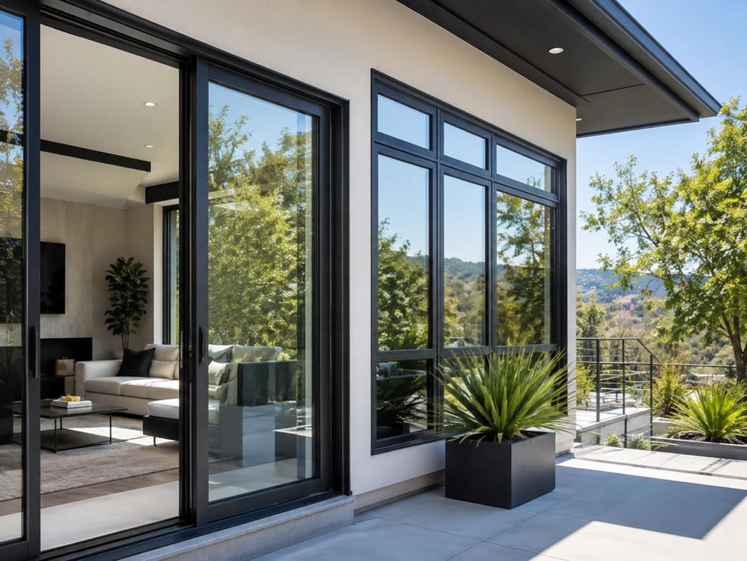 Modern Aluminum Windows And Sliding Glass Doors